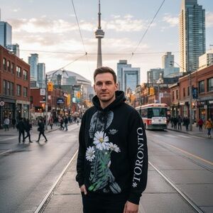 RL Pushing Daisies Hoodie Black Toronto 2022 Unisex Size L